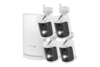 Swann AllSecure4K Wireless Security Kit with 4 x Wire-Free Cameras & NVR Tower